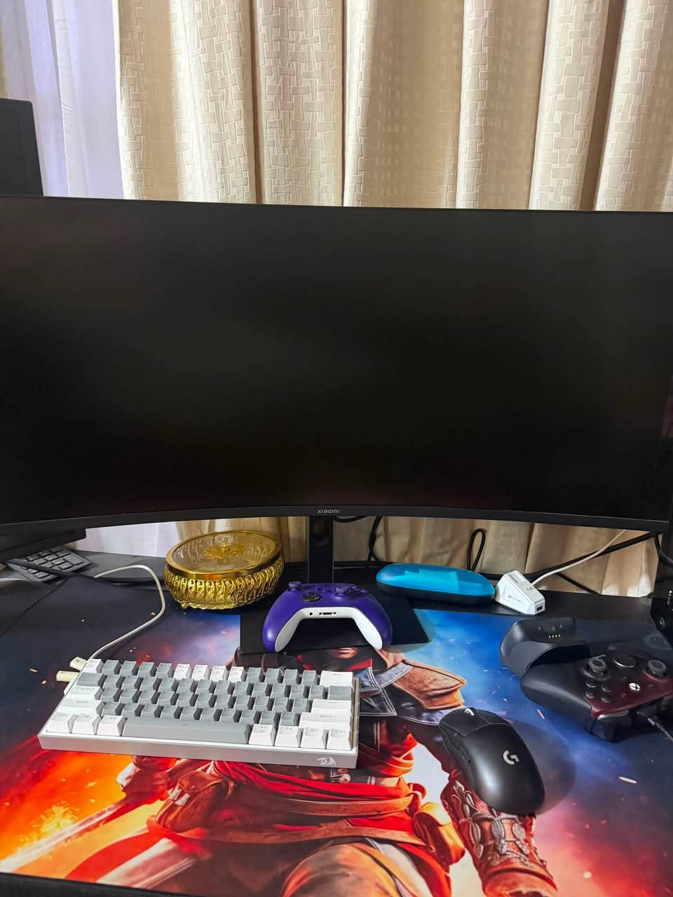 السلام عليكم pc للبيع مواصفات 14600k i5 cor
apu 4070 super msi ventus ram 32 ddr5 6000 Vengeance
motherboard B760 msi tomahawk wifi mag
hard 1T ssd samsung 990 evo
powersupply 850 thermalright
intercoller 360 thermalright
case mass 0.6 7 far
 رامات 32
وياها ماوس لوجتك 
 و شاشه شاومي 180 هرتز مقوسه حجم 34

و كرسي ماركه معروفه 
و ميز يعني سيت أب كامل شرط الأشياء كلهن جدد 
سبشل ادشن 60% reddragon kevboard
Headset cloude alpha wirelees
ups 3000KV risinc
كل كراتين موجوده مال كل قطعه
سبب البيع عدم التفرغ مكانى نجف الاستفسار اكثر تواصل *********** الله شاهد مكلفتني فوك ال 3 ملاين ابيعه ب 2500
