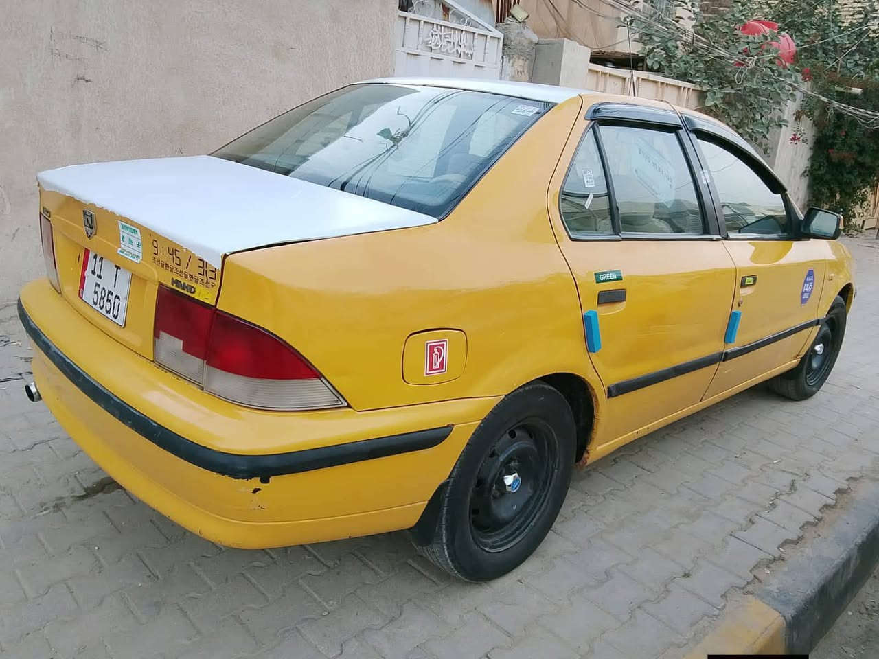 سلام عليكم ورحمه الله
سمند للبيع او مراوس حسب القناعه مكينه كير فرنسي خير من الله حداديه كهربائيات كله شغال بدون ضربه بس بيها هلالات معمره تحويل باسمك سنويا انكليزي لل 
 2027/12/8  مصفره من غرامات ومرور تأخذ صافي 
مكان بابل ابو غرق سعره31مجالها قليل 
***********
