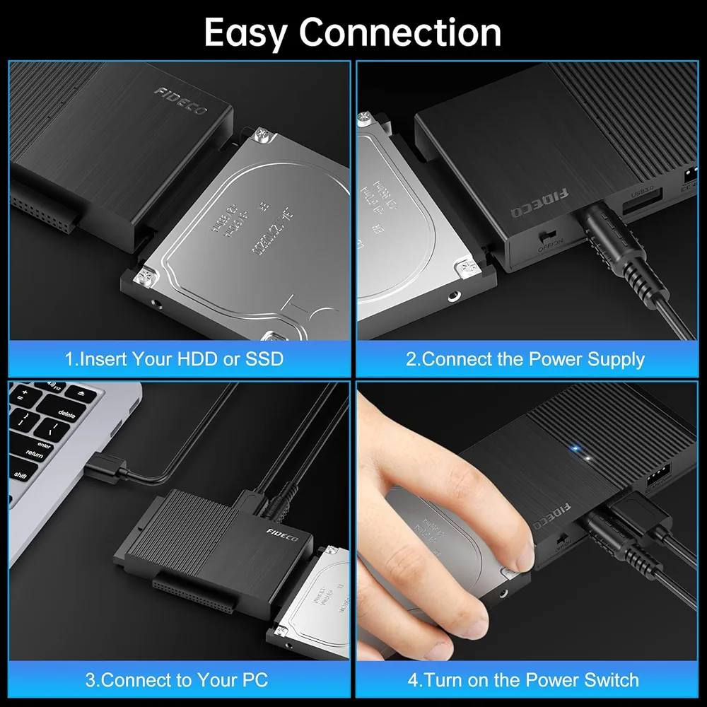 English  |  کوردی  |  عربي 

اسم المنتج: محول هاردات من USB 3.0 إلى SATA/IDE. ماركة FIDECO
العلامة التجارية: FIDECO
اللون: أسود

الحالة: جديد 
السعر: 23 الف دينار

متوفر توصيل لكل أنحاء العراق 🚕🚀🌀

⛔ مواصفات المنتج:-

توافق واسع: يدعم محول FIDECO SATA وIDE محركات الأقراص الصلبة SATA مقاس 2.5 و3.5 بوصة، بالإضافة إلى أقراص DVD-ROM وCD-ROM وCD-RW وDVD-RW وDVD+RW.

سرعة فائقة تصل إلى 5 جيجابت في الثانية، كما أنه متوافق مع الإصدارات السابقة USB 2.0.

سعة قصوى تصل إلى 16 تيرابايت: يدعم محول FIDECO SATA وIDE محركات أقراص صلبة بسعة قصوى تصل إلى 22 تيرابايت. يمكن توصيل ثلاثة محركات أقراص صلبة (محرك IDE مقاس 2.5 بوصة، ومحرك IDE مقاس 3.5 بوصة، ومحرك SATA مقاس 2.5/3.5 بوصة) في وقت واحد لتلبية احتياجاتك.

تصميم صغير: يتيح لك التصميم الأنيق والنحيف وضع محول SATA بسهولة في حقيبة الكمبيوتر المحمول أو حقيبة الظهر أو حقيبة السفر.  عند استخدامه في المكتب أو المنزل، لن يشغل مساحة كبيرة على مكتبك.

الأنظمة المتوافقة: محول FIDECO SATA متوافق مع جميع أنظمة التشغيل Windows 10/8.1/8/7/Vista/XP وMac OS 9/10 وLinux وغيرها. ما عليك سوى التوصيل والتشغيل! لا حاجة إلى برامج تعريف!
----------------------------------------------------------

ناوی بەرهەم: ئەداپتەری هارد دیسکی USB 3.0 بۆ SATA/IDE.  مارکە: فیدێکۆ

 ڕەنگ: ڕەش

 مەرج: نوێ
 نرخ: 23 هەزار دیناری عێراقی

 گەیاندن لە سەرتاسەری عێراق بەردەستە 🚕🚀🌀

 ⛔ تایبەتمەندییەکانی بەرهەم:

 گونجانی فراوان: ئەداپتەری FIDECO SATA و IDE پشتگیری لە هارد دیسکەکانی SATA 2.5" و 3.5" دەکات، هەروەها درایوەکانی DVD-ROM، CD-ROM، CD-RW، DVD-RW و DVD+RW.

 خێرایی سوپەرفاست تا 5 گێگابایت لە چرکەیەکدا، و لەگەڵ USB 2.0 دەگونجێت بۆ دواوە.

 زۆرترین توانای تا ١٦ ترابایت: ئەداپتەری FIDECO SATA و IDE پشتگیری لە هارد دیسکەکان دەکات کە زۆرترین توانای ٢٢ تێرابایتیان هەیە.   سێ هارد دیسک (یەک IDE درایو 2.5 ئینج، یەک IDE درایو 3.5 ئینج، و یەک SATA درایو 2.5 ئینج/3.5 ئینج) دەتوانرێت لە یەک کاتدا بەیەکەوە ببەسترێتەوە بۆ ئەوەی پێداویستییەکانتان دابین بکات.

 دیزاینی کۆمپاکت: دیزاینە بریقەدار و تەنکەکە ڕێگەت پێدەدات بە ئاسانی ئەداپتەری SATA بخزێنیتە ناو جانتای لاپتۆپەکەت، جانتای پشتەوەت، یان کەیسی سەفەرەکەت.  کاتێک لە ئۆفیس یان لە ماڵەوە بەکاردەهێنرێت، شوێنی زۆر لەسەر مێزەکەت وەرناگرێت.

 سیستەمی گونجاو: ئەداپتەری FIDECO SATA لەگەڵ هەموو سیستەمی کارپێکردنی ویندۆز 10/8.1/8/7/Vista/XP و Mac OS 9/10 و Linux و زۆر شتی تر دەگونجێت.  بە سادەیی پڵاگ و پلەی بکە!  پێویست بە شۆفێر ناکات!

 - ...
Product Name: USB 3.0 to SATA/IDE Hard Drive Adapter. Brand: FIDECO

Color: Black

Condition: New
Price: 23,000 Iraqi Dinars

Delivery available throughout Iraq 🚕🚀🌀

⛔ Product Specifications:

Wide Compatibility: The FIDECO SATA and IDE adapter supports 2.5" and 3.5" SATA hard drives, as well as DVD-ROM, CD-ROM, CD-RW, DVD-RW, and DVD+RW drives.

Superfast speeds up to 5 Gbps, and backward compatible with USB 2.0.

Maximum Capacity up to 16 TB: The FIDECO SATA and IDE adapter supports hard drives with a maximum capacity of 22 TB.  Three hard drives (one 2.5-inch IDE drive, one 3.5-inch IDE drive, and one 2.5-inch/3.5-inch SATA drive) can be connected simultaneously to meet your needs.

Compact Design: The sleek and slim design allows you to easily slip the SATA adapter into your laptop bag, backpack, or travel case. When used in the office or at home, it won't take up much space on your desk.

Compatible Systems: The FIDECO SATA adapter is compatible with all Windows 10/8.1/8/7/Vista/XP operating systems, Mac OS 9/10, Linux, and more. Simply plug and play! No drivers required!

- ...


**إذا كنت صاحب هذا الإعلان وتريد حذفه لأي سبب، رجاءا أرسل رسالة إلى الدعم الفني**