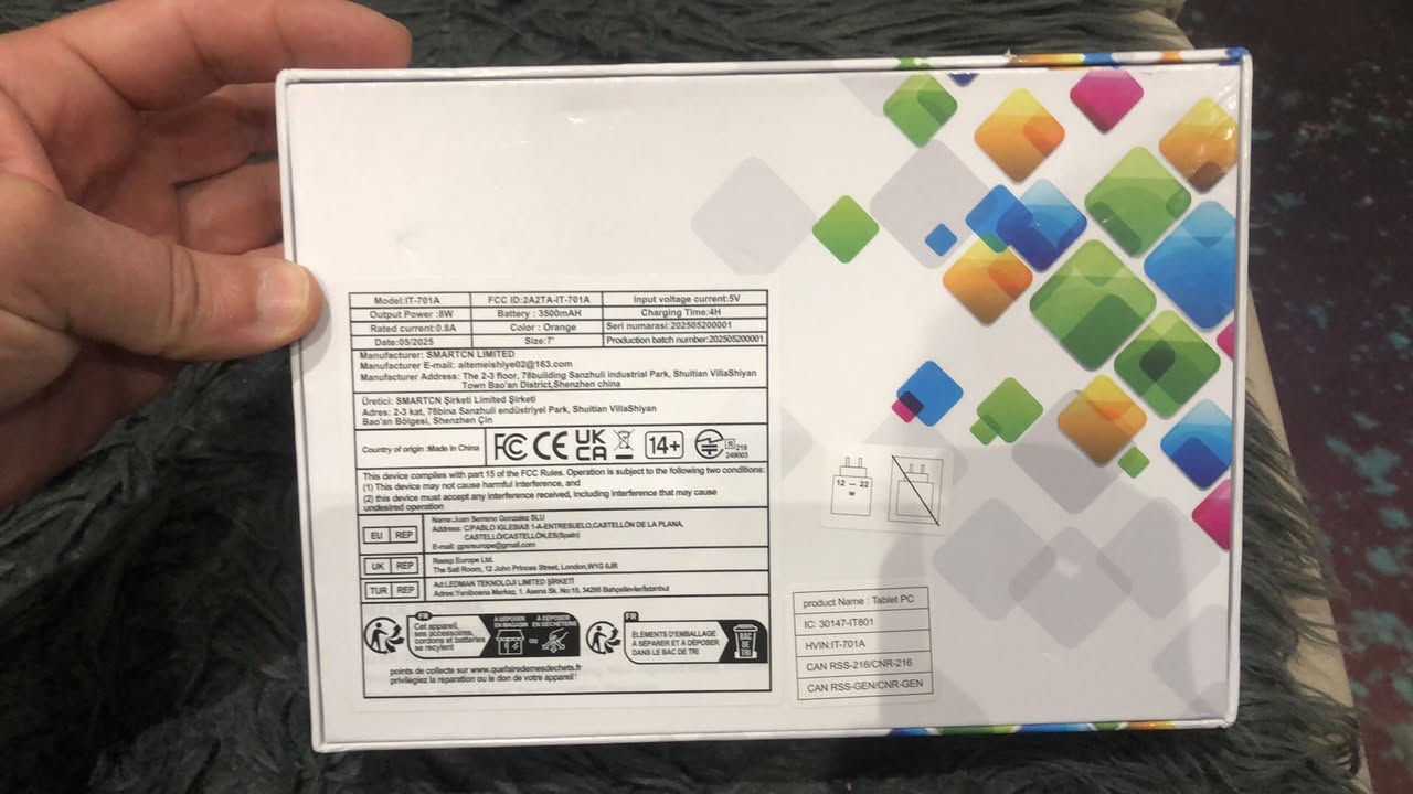 ايباد بهذا الشكل شاحن تايب سي مع حافظة اندرويد ١٤ ذاكرة ٣٢ جديد بالكارتون مع ملحقاته سعر ثابت ب ٣٥ الف والتوصيل مجاني داخل بغداد فقط


**إذا كنت صاحب هذا الإعلان وتريد حذفه لأي سبب، رجاءا أرسل رسالة إلى الدعم الفني**