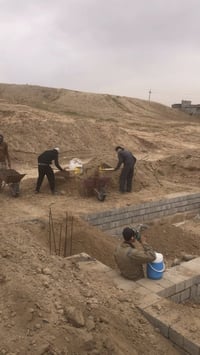 كادر عمل 12 عامل      اي شقل نشتقل   فرش حجر   تكسير فتحات تبريد مركزي...