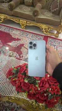 ايفون ١٣ برو ماكس ذاكره ٢٥٦ بطاريه ٧٨ مابيهه صرف ماستر لجهاز مو امريكي...