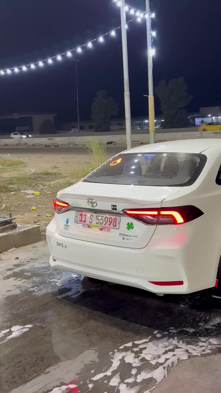 كورلا هايبرد مديل 2025 للبيع فول موصفات خليجي بصمه فتحه رادار بيه رصعات 2 فقط ماشيه 12 الف كفاله عامه مدوشمه كاعيه رقم بغداد بسمي تحويل مباشر  السعر 158 $ وبيه مجال العنوان ديالى جديده الشط ***********
