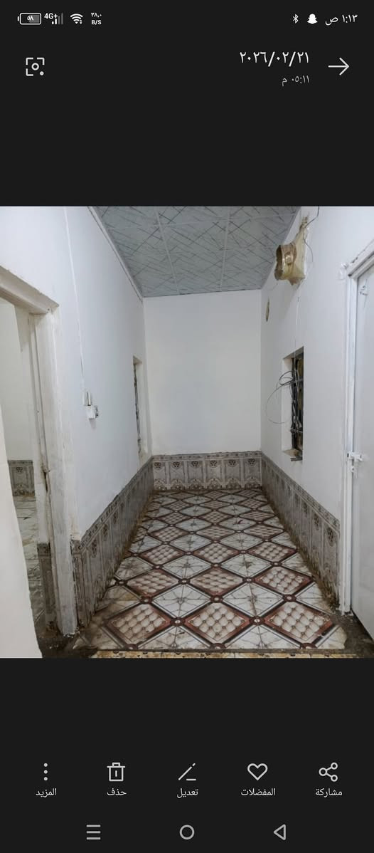 بيت طابو صرف بسمي مساحه ميت متر بناء بلوك عكاده  قرب مدرسة صفي الدين بصف الركن على ساحه سعر 74 وبي مجال ستفسار واتساب ***********
