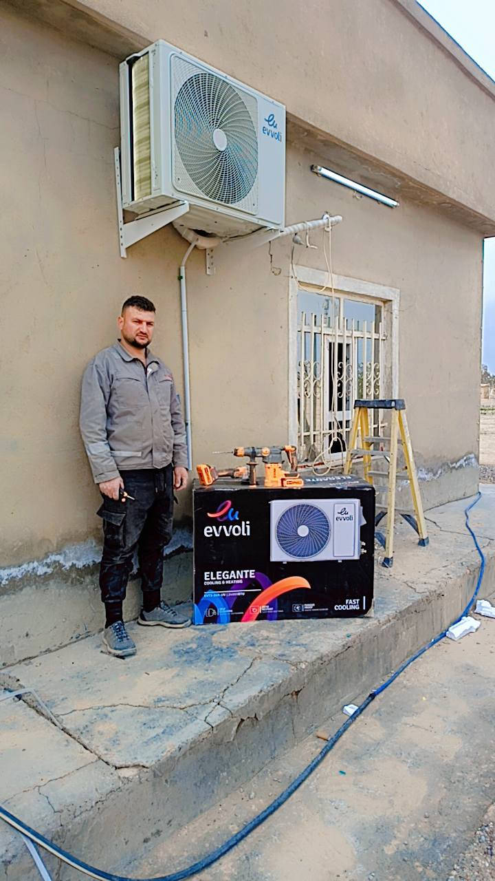 تجهيز وتركيب سبالت ايڤولي بتاريخ 6/2/2026/كادر ورشة البشير لتدفئة والتبريد بأدارة علي الجبوري تحياتي لكم بلموفقية والنجاح الدائم/***********
