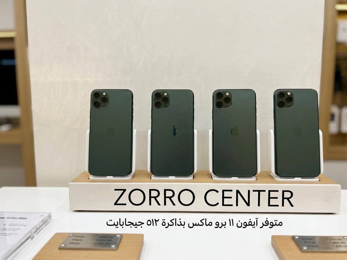 Zoro center 
مركز زورو للهواتف النقالة وكافة تجهيزات الهواتف 
وفرنا لكم تشكيلة ملكية من أجهزة الآيفون الأصلية بأعلى درجات النظافة والكفاءة في مدينة الرمادي.

متوفر الآن:

.. iPhone 11 Pro Max: بذاكرة عملاقة 512 جيجابايت لعشاق التصوير والمساحات الواسعة.
.. iPhone 13 Pro Max: بذاكرة 256 جيجابايت، الأداء الأقوى والأحدث.
.. iPhone 13 (العادي): بذاكرة 128 جيجابايت وألوان مميزة ومتنوعة تناسب

🛡️ الأجهزة كلها مفحوصة ومضمونة

💎 نظافة تامة أخو الجديد وبأسعار
💎 متوفر بيع بالنقد و بالتقسيط داخل المركز 

📍 الموقع: الرمادي - شارع السينما - ZORRO CENTER
📞 للاتصال أو الاستفسار: ***********
💬 أو راسلونا مباشرة عبر رسائل الصفحة.
