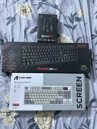 كيبورد وموس • سماعة بلوتوث ار جي بي • مبرد غازي