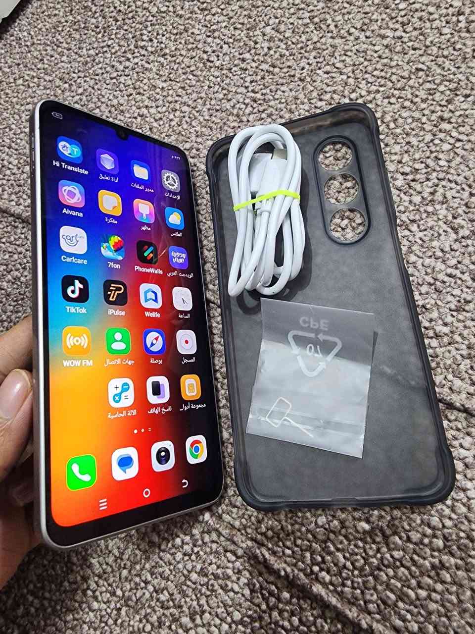 ایتل ستي 100 
نضيف جدا جدا
مكفول من كلشي
ذاکره 256

عشوايه 12

بطاريه 5200
شحن سريع

الجهاز مقاوم للكسر و الماء 
ويا كيبل وحافظه فقط 
السعر 120 للتواصل خاص او واتساب  ***********
