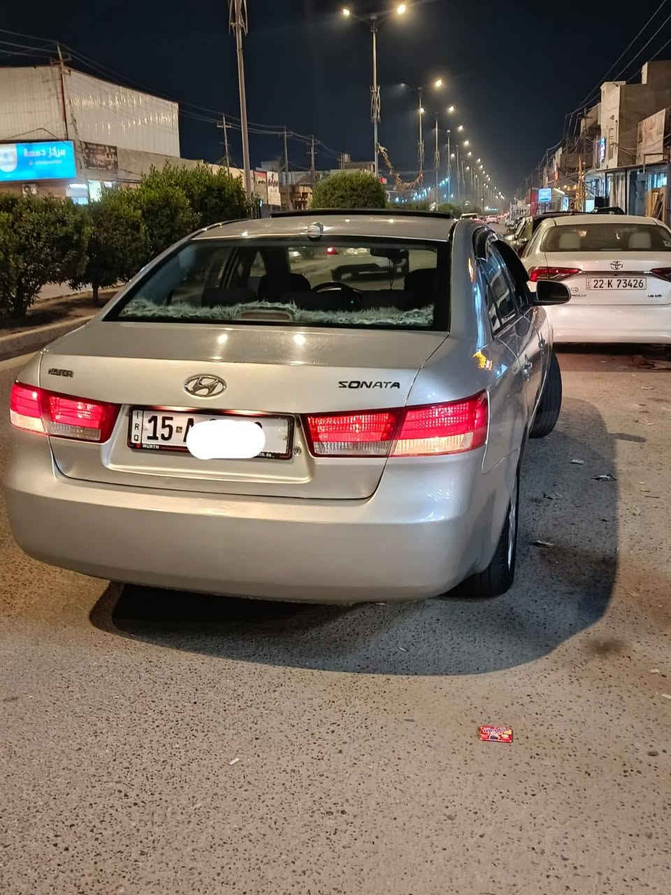 السلام عليكم سوناتا موديل 2008 لوحه انكليزي  انبار شرط التحويل وارد أمريكي لون سلفر 
محرك 2400 دوش مامفتوح كير جيد جدآ حداديه جديده سلايت تحكمات كشن كهرباء سياره جاهزه ومصبوغه حزام جماليه بدون ضربه بجم كبس السعر 97 ومجاله كلش قليل عنوان فلوجه تفاصيل اتصال ***********
