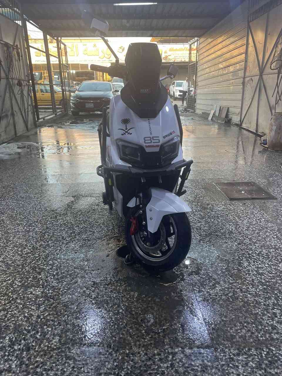 سلام عليكم دراجه للبيع نوع ساعقه تفاصيل الدراجه ملف الفين سرعه 60 حقيقية قفل تايرات قفل ستيرن 
6 بطاريات مسطره سويجين بصمتين لايت عالي ناصي
أيل أي دي دراجه تمشي 75 كيلو حقيقي دسك بريك أربع نمر 
دبل أشاره دراجه مدرعه
مكاني بغداد حي جهاد ب مليون وبيها مجال قليل حك جيه ***********
