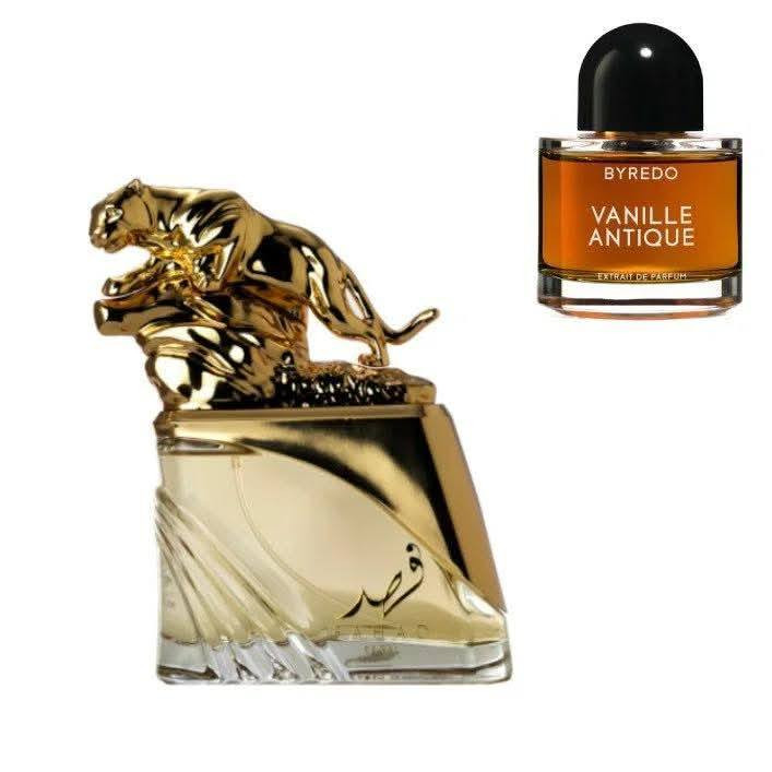 ⁨ عطر فهد ريجال من عطوري عربيات برستيج  او دي بارفان للجنسين – 100 مل
Fahad Regal by Arabiyat Prestige – Bold unisex eau de parfum – 100 ml
عطر شرقي - خشبي للجنسين. 

هذا عطر جديد Fahad Regal صدر عام 2025. 

Mustafa Firoz قام بتوقيع هذا العطر. 

إفتتاحية العطر زهر بخور مريم; 

قلب العطر  اللابدانوم; قاعدة العطر تتكون من الفانيليا, 
خشب الأرز و المسك.
بديل عطر بايريدو فانيل انتيك 
Vanille Antique by Byredo⁩


**إذا كنت صاحب هذا الإعلان وتريد حذفه لأي سبب، رجاءا أرسل رسالة إلى الدعم الفني**