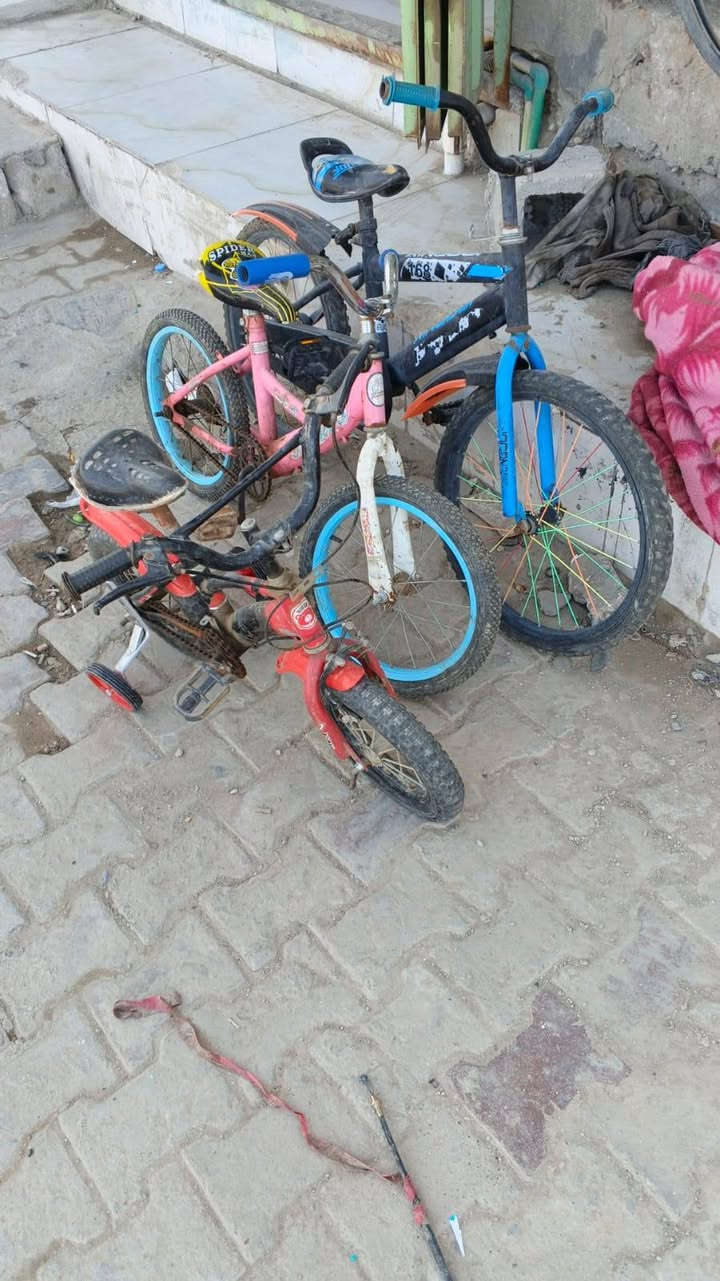 السلام عليكم بايسكلات للبيع شلعه بيهن باله الماروني باباني سعر الشلعه300كلهن عنوان رميثه واتساب***********
