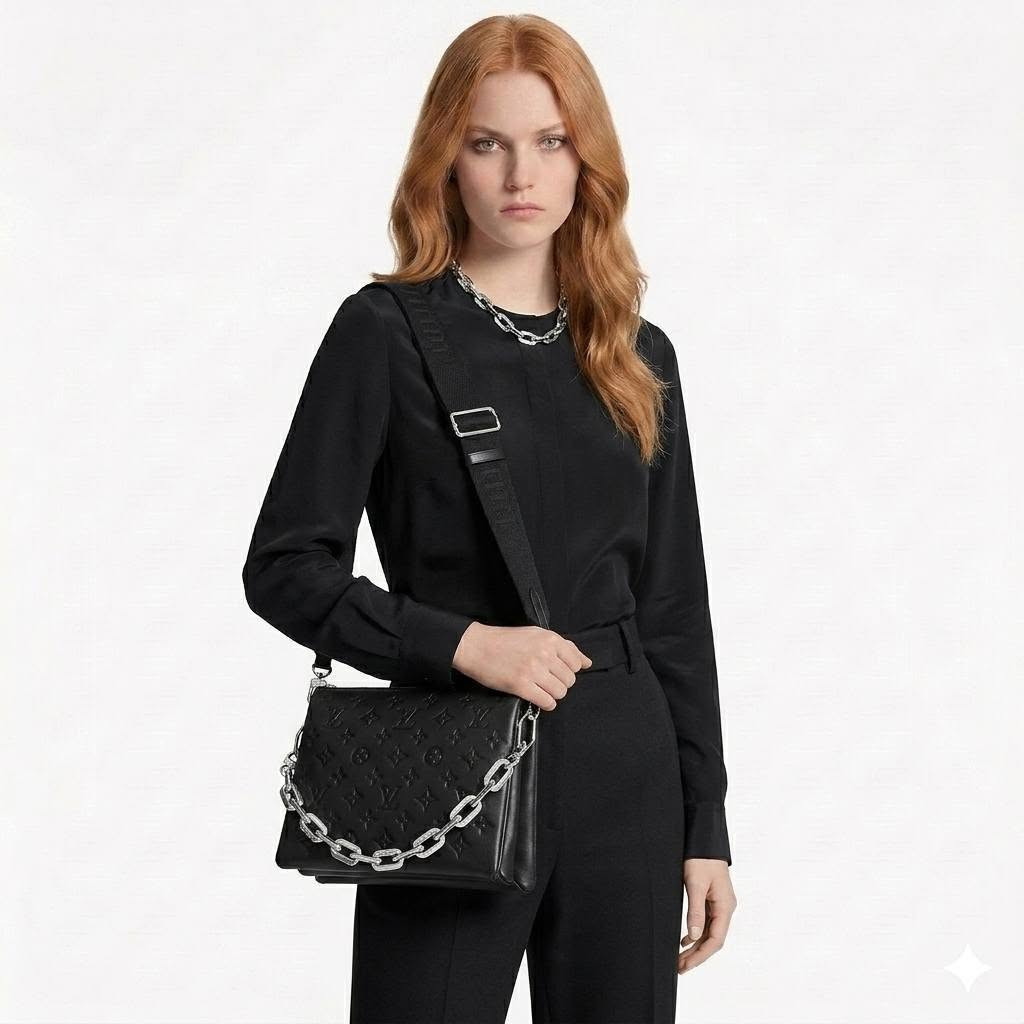لأصحاب الذوق الجميل المتميز 💯 حقيبة Louis Vuitton Coussin PM باللون الأسود، وتتميز بجلد حمل منفوخ ومزين بنقشة Monogram

مواصفات وتفاصيل التصميم:
♦️الخامة الأساسية: صُنعت الحقيبة من جلد الحمل الناعم والمنفوخ (Puffy Lambskin)، المزين بنقشة Monogram الأيقونية البارزة والمحفورة بالكامل على الجلد.
♦️الإكسسوارات: تأتي بقطع معدنية وسلسلة كتف عريضة باللون الفضي اللامع والمنقوش عليها شعار الدار.
♦️الحمل والأحزمة: تحتوي على حزام قماش عريض وقابل للتعديل والإزالة للحمل الكاجوال (Crossbody)، بالإضافة إلى السلسلة المعدنية الفضية الأنيقة لحملها على الكتف أو كحقيبة يد.
♦️التنظيم الداخلي: مقسمة من الداخل إلى 3 مساحات تخزين منفصلة مع إغلاق محكم بسحاب علوي.
.
.
الاعتماد كارت اسيا او تحويل سوبر كي 
#تابع_منشورات_الصفحه


**إذا كنت صاحب هذا الإعلان وتريد حذفه لأي سبب، رجاءا أرسل رسالة إلى الدعم الفني**