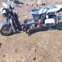 دراجة هيوشه • شحن شغال • بطاريات زينة