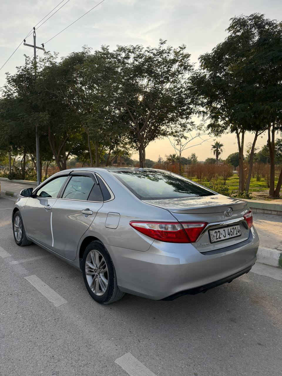 سلام عليكم 
كامري 2017   SE  السعر مناسب  157 الاتصال *********** مواصفاتها معروفه  داخل رصاصي فقط بونيد بيها بدون دواخل وبلعراق بيها كارت اثر شخط سونر وصور حادث مرفق مكاني ناحيه  جلولاء الشراي يتصل ويدلل https://carsbidshistory.com/make/360-TOYOTA/699-CAMRY_LE/2017_TOYOTA_CAMRY_LE_30367178_4T1BF1FK2HU770934 كالار, السليمانية
