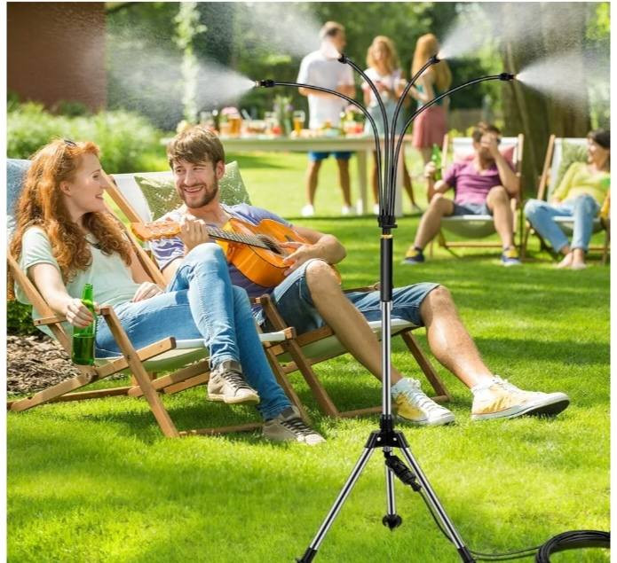 مرشات رذاذ للفناء الخارجي، مرشات رذاذ محمولة خارجية، نظام تبريد برذاذ الماء قائم بأربع فوهات رش، مرش رذاذ قابل للتعديل للفناء لتبريد حمام السباحة والشواء وتبريد الحيوانات الأليفة ولعب الأطفال بالماء... السعر ٢٥ الف


**إذا كنت صاحب هذا الإعلان وتريد حذفه لأي سبب، رجاءا أرسل رسالة إلى الدعم الفني**