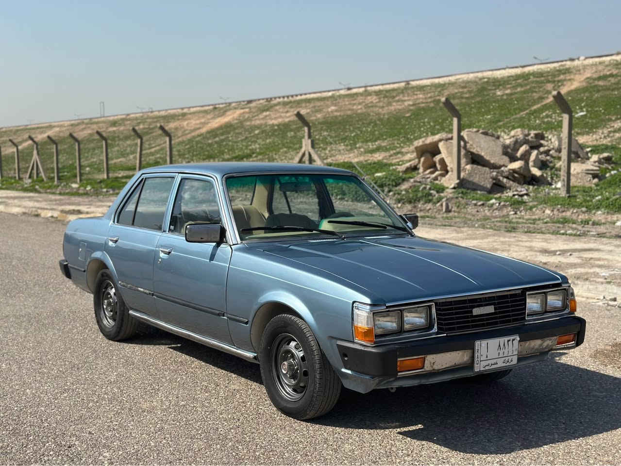 تويوتا كرونا 1981
نعمير درجة اولى
كير ومحرك شرط
4 تايرات جديد
طخم امامي خلفي كله جديد
كهربائيات كلها شغال
سنوية ورقم وهزة  جديد  مشروع وطني باسمي 
دفتر بنزين رقم كركوك مميز
سعر 38 قفله مكان سيارة كركوك
*********** كركوك, العراق
