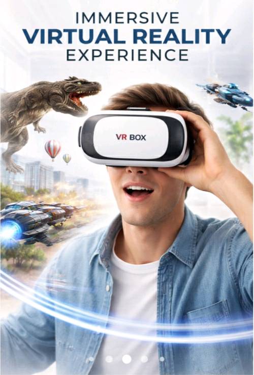 نظارة الواقع الافتراضي VR-BOX الأصلية 3D 🎮 عيش المغامرة + توصيل مجاني
حوّل موبايلك لسينما 3D مع نظارة الواقع الافتراضي VR-BOX الأصلية! 🚀
​✨ أهم الميزات:
• رؤية ثلاثية الأبعاد واضحة جداً وممتازة.
• تعمل على كافة الأجهزة (آيفون وأندرويد).
• استمتع بأفلام الرعب، الألعاب، ومقاطع 360 درجة من اليوتيوب.
• تصميم مريح وسهلة الاستخدام.
​💰 السعر: 20,000 دينار فقط.
🚚 العرض الذهبي: التوصيل مجانيييي لباب البيت لكل المحافظات! 🇮🇶
🛡️ ضمان موجود: 7 أيام فحص واستلام.
​👇 للطلب والاستفسار:
أو على الخاص
​موجود ستور - جودة نضمنها لك ✨