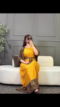 فستان نسائي • زبدة تركي • فري سايز