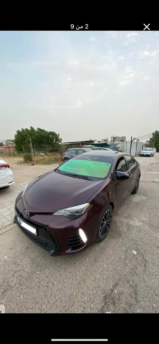 السلام عليكم 
تيوتا كورلا 2017 SE  (خمسينيه 50th)  رقم اربيل  بسمي هزه و سنويه جدد 
بي صبغ ٤ قطع بدون دواخل 
تكم و شاصي و لغدد مكفولات 
مواصفات الخمسينية معروفه 
المواصفات فول الفول 
بصمه ابواب لمس وصندوق
 فتحه سلايد
كشنات جلد ومخمل حاضن 
زنون عالي ناصي بلاد
رادار  امامي 
الشاشة كبير مو الصغير
 شفتات گير
هيتر بالمرايه 
نضام سبورت 
السعر 128 وبي مجال
ماشيه 173 ميل 
عنوان بغداد العامريه
***********
