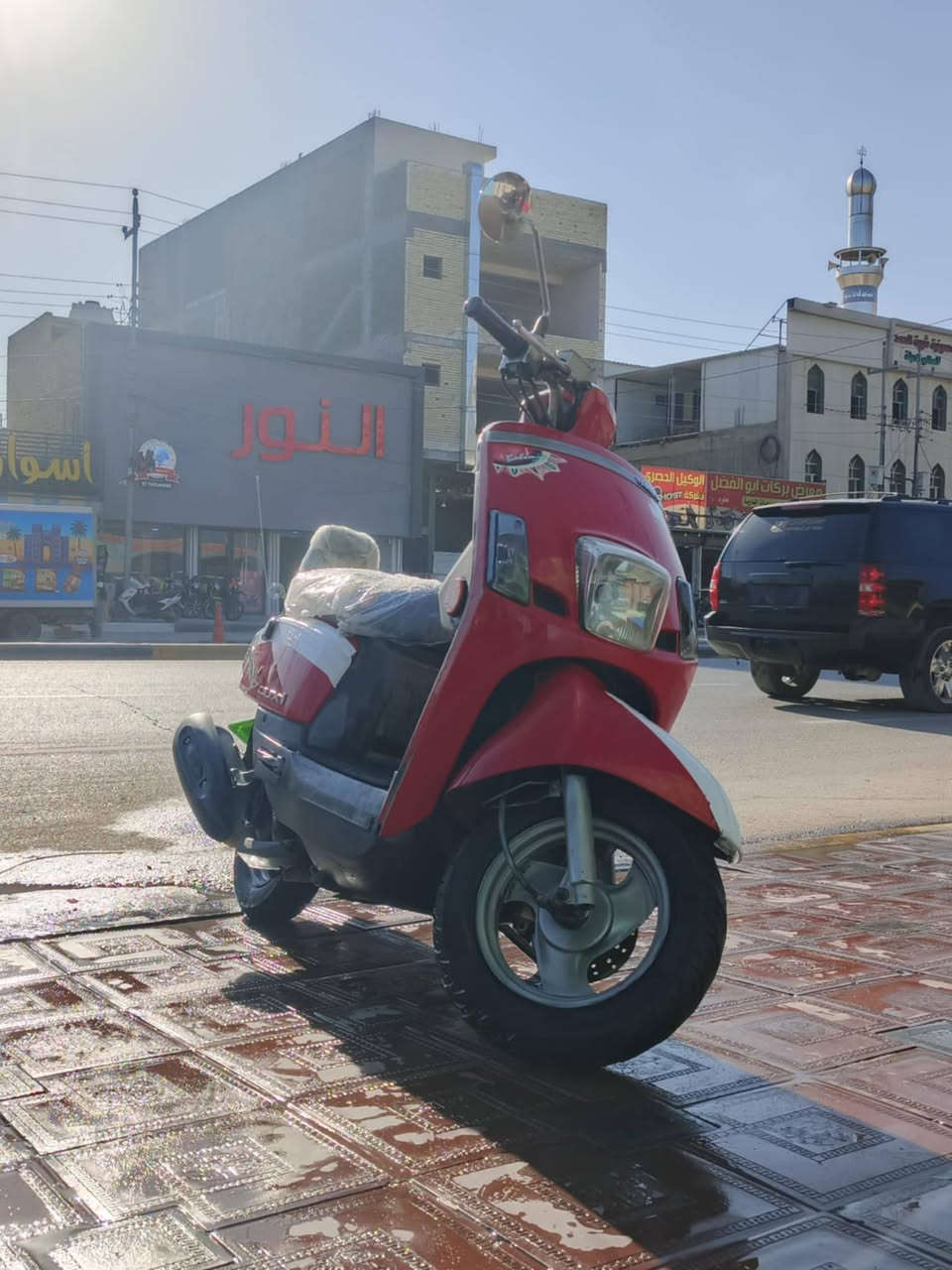 سلام عليكم  مصطره 2012 دراجه نضيفه جيب فيتر. وياك المطور كلش نضيف. برغي مامفتوح بيهه السعر واحد وبيهه مجال بصيط وبيك خير ودلل. الاستفسار على ***********
