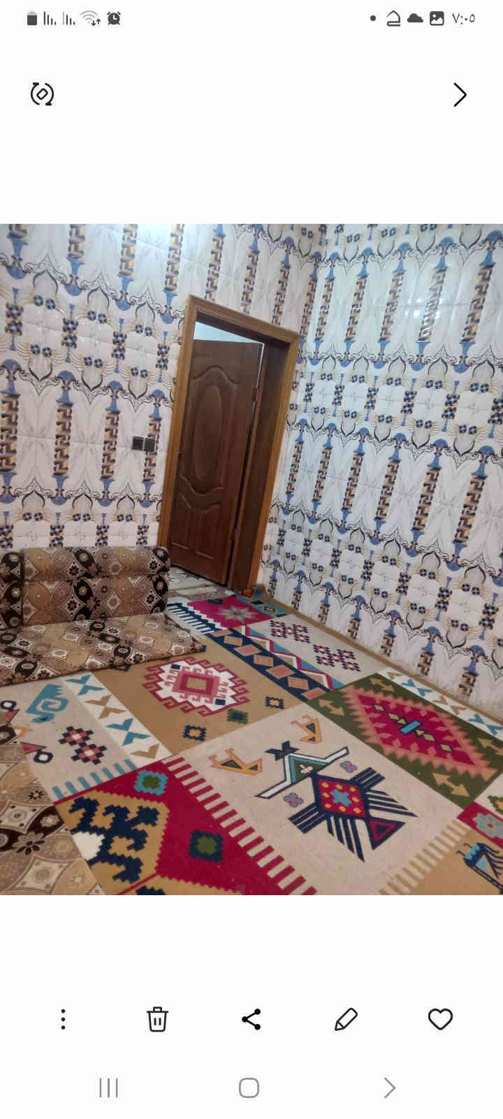 سلام عليكم يوجد بيت 100متر للاجار كربلاء حي الزهراء اجاره ب ٤٠٠ للإستفسار تتصل ع رقم ***********
