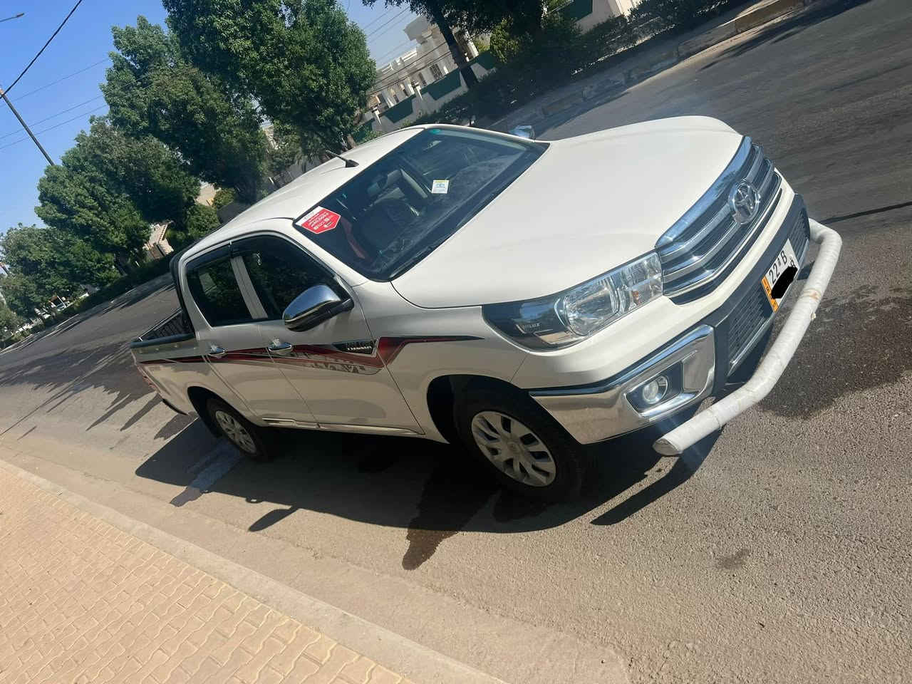 للبيع تيوتا هايلوكس ناصي 
موديل 25 ضمان شركه ساز 
كير عادي رقم اربيل تحويل مباشر 
ماشيه 13الف السياره كفاله عامه 
مكاني الانبار الرمادي سعر 255 وبيها مجال 
***********
