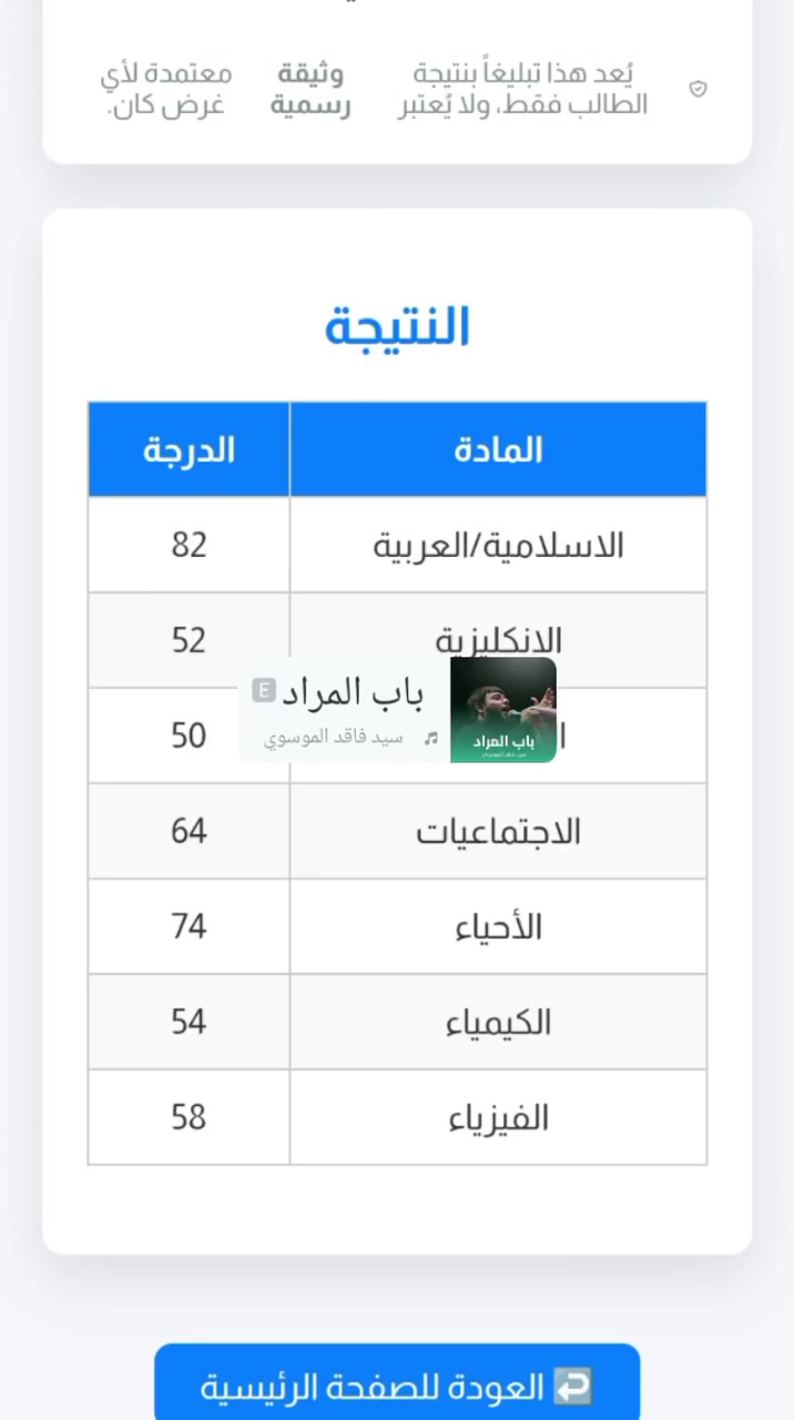 🌟 النجاح لا يعرف المستحيل.. والدور الثاني هو بوابتك للتفوق! 🌟
​لأن طموحكم يسوى التعب، ولأن "ريحانة المصطفى" معكم خطوة بخطوة.. نبارك من كل قلوبنا لجميع طلابنا الأبطال الذين حققوا النجاح والتميز في الدور الأول 🎉✨.
​ولأن رحلة التميز مستمرة ولا تتوقف.. نفتح أبوابنا ونرحب بـ طلاب الدور الثاني بكل حب وعزيمة لنبدأ معاً رحلة التحدي وضمان النجاح المضمون 100%! 💪📚
​🎯 لماذا معهد ريحانة المصطفى هو خيارك الأضمن؟
​✨ كادر تدريسي متميز ونخبة من الأساتذة الكفاء ذوي الخبرة الطويلة في المناهج الوزارية.
​✨ مراجعات مركزة وشرح مبسط يضمن لك فهم المادة من المرة الأولى واجتياز الامتحان بكل سهولة.
​✨ برنامج مكثف خاص بالدور الثاني يركز على أهم الأنماط والأسئلة الوزارية المتكررة.
​✨ متابعة يومية واختبارات دورية مستمرة لكسر حاجز الخوف وضمان ليلة الامتحان.
​⏳ المقاعد محدودة جداً.. سارعوا بحجز مقعدكم الآن!
​📍 الموقع: بغداد - الرئاسة - شارع 20
📞 للاستفسار والتسجيل: تواصلوا معنا عبر الاتصال أو الواتساب على الرقم: ***********
​معهد ريحانة المصطفى.. طريقكم الثابت نحو النجاح والتفوق! 🎓✨
