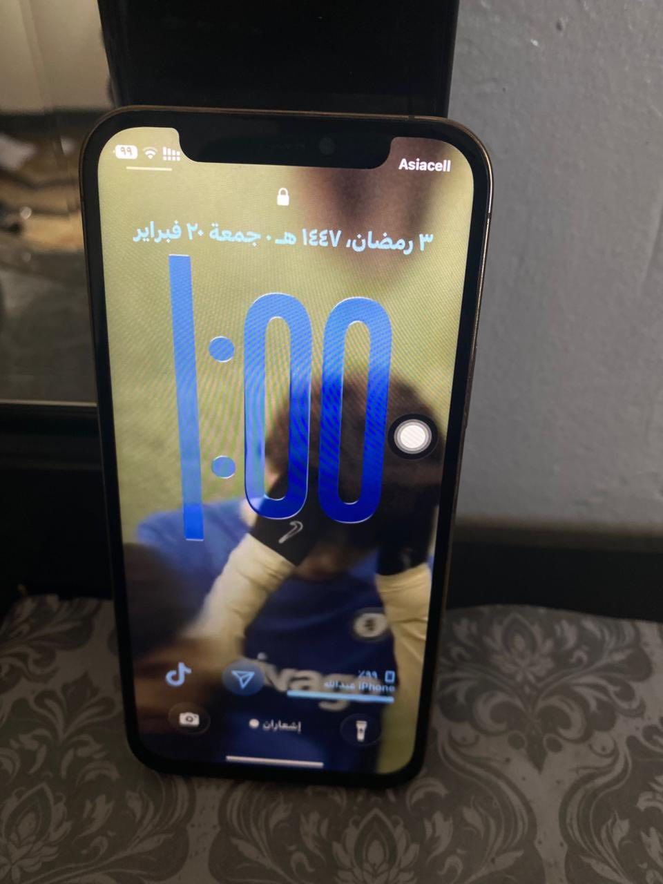 آيفون ١٢برو
ذاكره ١٢٨شرق أوسط بس بطاريه مبدله 
وسماعه الفوك مشكوكه يدبدل ١٥.  ألف 
مراوس بي آيفون مكاني صلاح الدين دوز 
رقمي ***********
