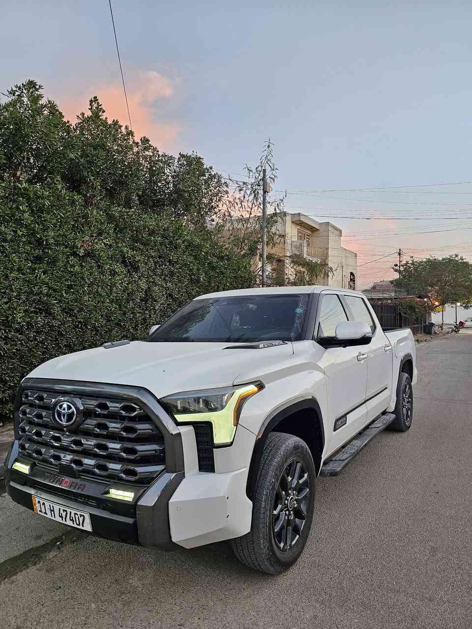 تيوتا تاندرا 2023 للبيع
تيوتا تاندرا 2023 للبيع 
السياره هايبرد بلاتينيوم 
اعلى مواصفات max بصمة شاشه ايباد كبيرة بانوراما بصمة لايت زنون لايت ليد نهاري اشاير حساسات كامرة 360° مكينة 3.4 هايبرد تبريد قطعتين ماشيا 35 الف شاحن لاسلكي انظمة متعدده كشنات كهرباء كشن ذاكره تدفئة ستيرن وهوايه مواصفات بيها صوره الحادث منشورة مكاني بغداد المعلمين 
السعر 460$ بيها مجال قليل. 
***********
