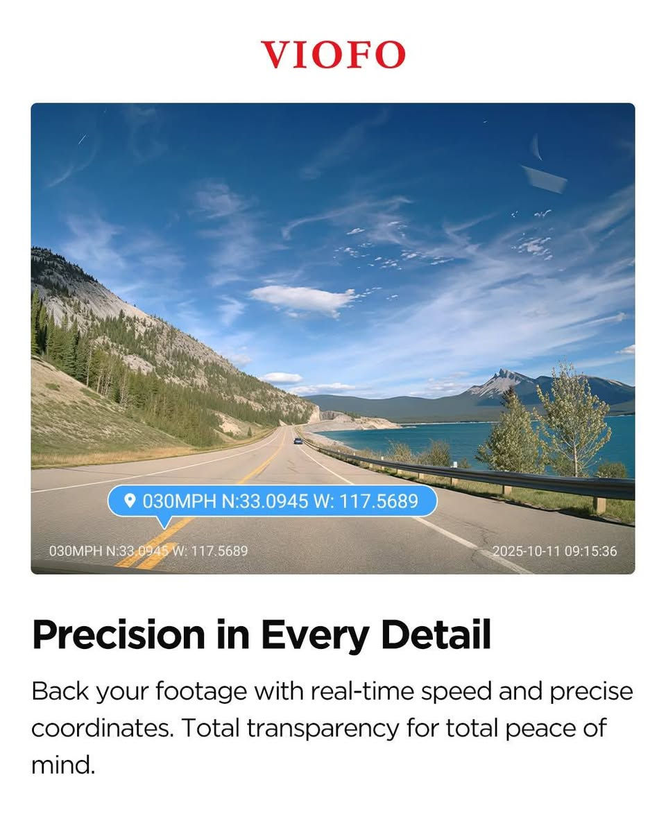 كل رحلة خلف المقود لها حكاية، وبعض هذه الحكايات تستحق أن تُوثق بكل تفاصيلها! 🌟
مع ميزة الـ GPS المدمجة في كاميرا الداش كام من VIOFO، أنت لا تسجل الفيديو فحسب، بل تمتلك الدليل القاطع والذكريات الكاملة. إليك أهم ما تقدمه لك هذه التقنية:
📍 لماذا تحتاج إلى GPS في كاميرتك؟
 * الشاهد المثالي: توثيق دقيق للسرعة والموقع لحظة وقوع أي حادث (لا قدر الله)، لتقديم "حقائق صلبة" لشركات التأمين وإنهاء الجدال.
 * دقة متناهية: عرض الإحداثيات الجغرافية والوقت الفعلي مباشرة على الفيديو لشفافية مطلقة.
 * استرجع ذكرياتك: تتبع مسار رحلاتك بالكامل عبر الخريطة من خلال تطبيق VIOFO، مما يجعلها مثالية لمحبي الرحلات البرية (Road Trips).
 * سياج جغرافي ذكي (Smart Geo-Fencing): حدد "مناطق آمنة" لسيارتك، حيث تقوم الكاميرا بتفعيل أو إيقاف تسجيل وضع الوقوف تلقائياً بناءً على موقعك.
استمتع براحة البال الكاملة واجعل كل ميل تقطعه مسجلاً بدقة واحترافية.
#فويفو #تقنية_السيارات #اكسسوارات_سيارات #داش_كام #نظام_تحديد_المواقع #VIOFO #GPS


**إذا كنت صاحب هذا الإعلان وتريد حذفه لأي سبب، رجاءا أرسل رسالة إلى الدعم الفني**