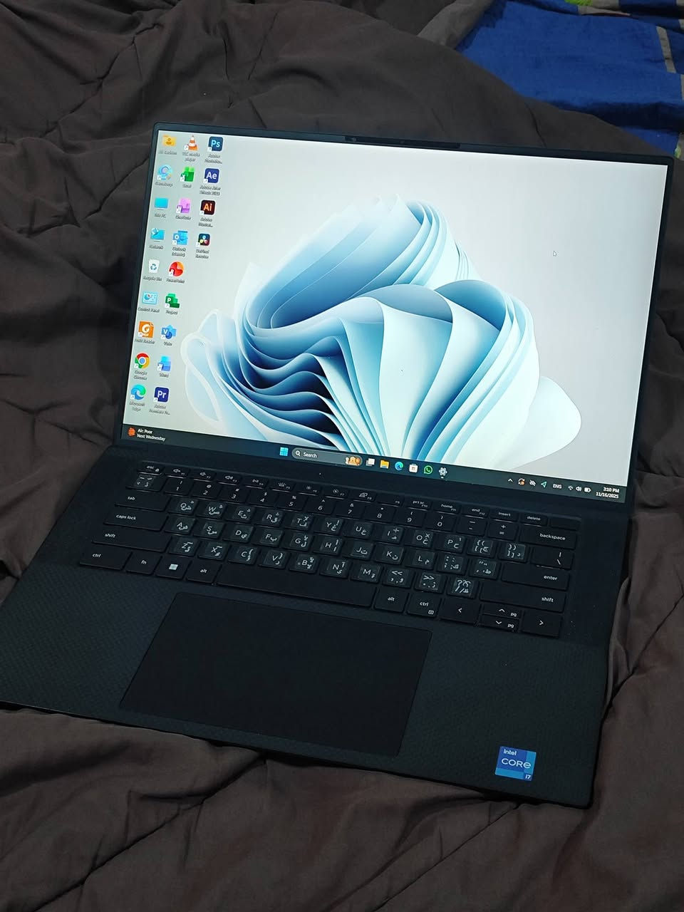 لابتوب Dell precision 5570 للبرامج الهندسية والمونتاج خفيف سلم مواصفات عالية نظافة عالية 
موصفات
cpu core i7 12800h 20core 24Mb cash
ram 16 gb ddr5 4800hz
gpu rtx A1000
gpu Intel 12gb
ssd m. 2 nvme 256 gb
screen 15.6 ips
السعر 900 الف 
يوجد توصيل 
واتساب ***********
