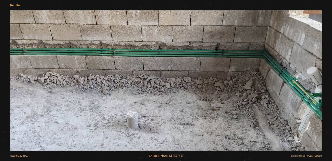 عملنا كافة التاسيسات الحديثه.
***********
