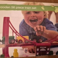 قطارات خشبية • سكة قطار • مدينة كاملة