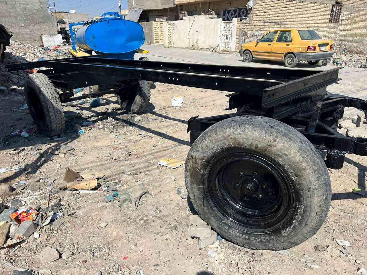 سلام عليكم للبيع شاصي الطول 5000 والعرض 80 شاصي تخم تاير ومكاني بغداد الشعله اتصل على الرقم وبيك خير *********** 👉 ويوجد توصيل لجميع المحافظات
