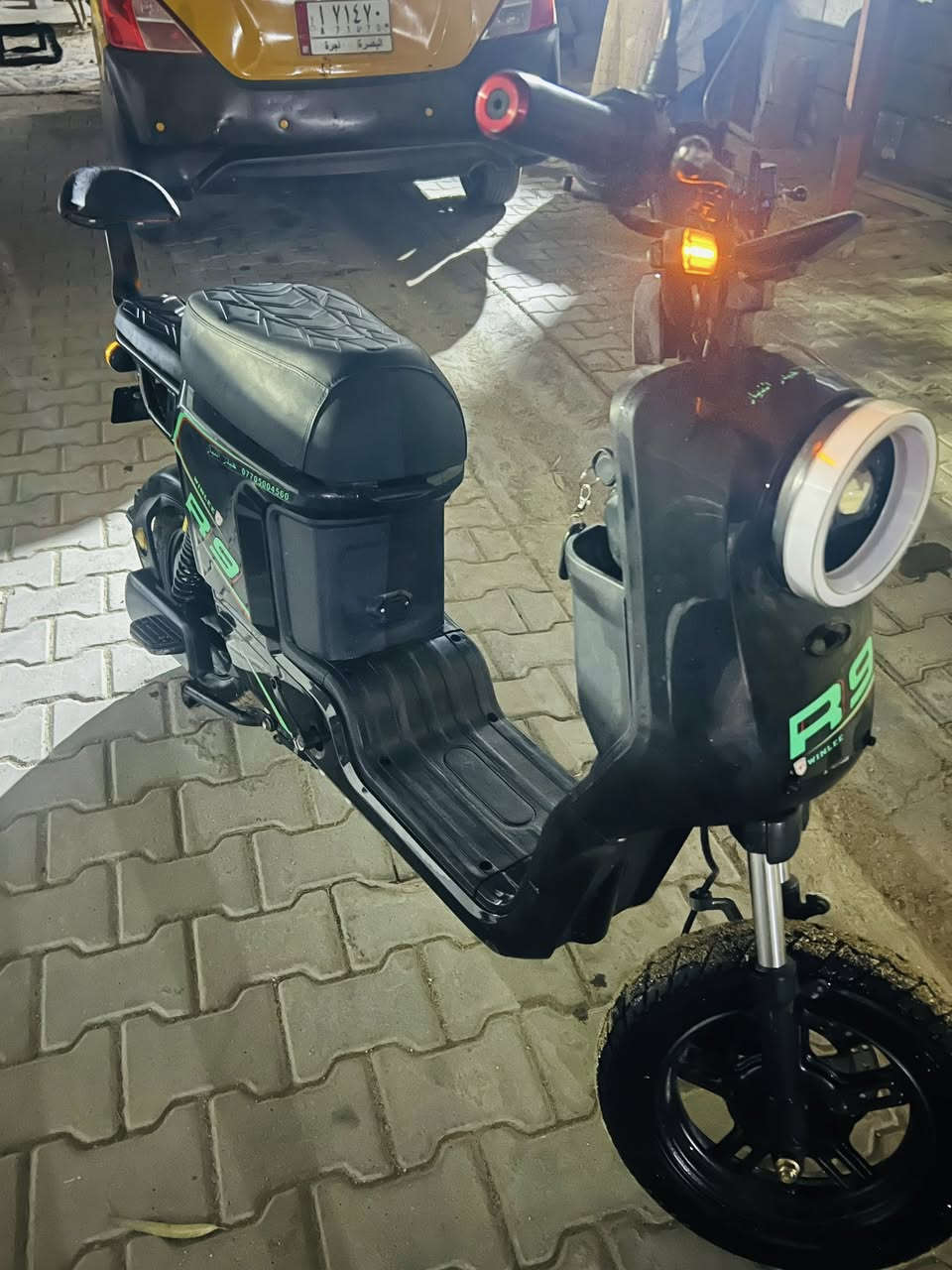 دراجة شحن R9 ، مديل 25 نضيفة بشكل ماخذة جديدة صارلي 3 اشهر ومن اجة الشتة ضميتة ، السعر خاص ، *********** موقعي ، المعقل قرب جامعة المعقل .
