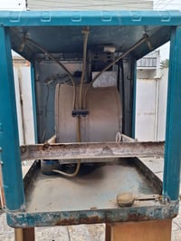 مبردة مستعملة شغالة كاملة مع مروحة سقفية شغالة سرعة بطيئة رسالة اولى ب...