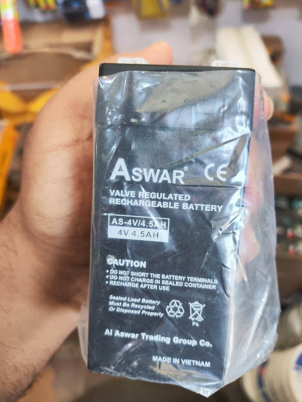 بطارية ميزان الكتروني سعر القطعه 6700
يوجد توصيل جميع محافظات العراق


**إذا كنت صاحب هذا الإعلان وتريد حذفه لأي سبب، رجاءا أرسل رسالة إلى الدعم الفني**