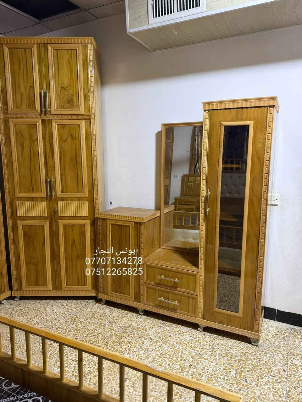 بالتقسيط بالتقسيط بالتقسيط غرف نوم بالتقسيط وبدون مقدمه
جميع انواع غرف النوم الصاج (نقدا) و (بالتقسيط) على 18 شهر بدون مقدمة
يوجد نظام استبدال الغرفة المستعملة بغرفة جديدة و الاتفاق على الفرق
العنوان الموصل الايمن الصناعة القديمة اليابسات بالقرب من جامع ابو زعيان
يوجد فصال حسب الطلب
***********يوجد واتساب
***********يوجد واتساب
المشمولين بالاقساط جميع الموظفين والمتقاعدين وابطال الداخلية والدفاع  والوريث على مصرف الرافدين حاملي بطاقة الماستر كارد
التسديد يكون يدوي او الكتروني على رغبه الزبون
