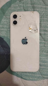 ايفون ١٢ • شاشة مبدلة • كسر بالظهر