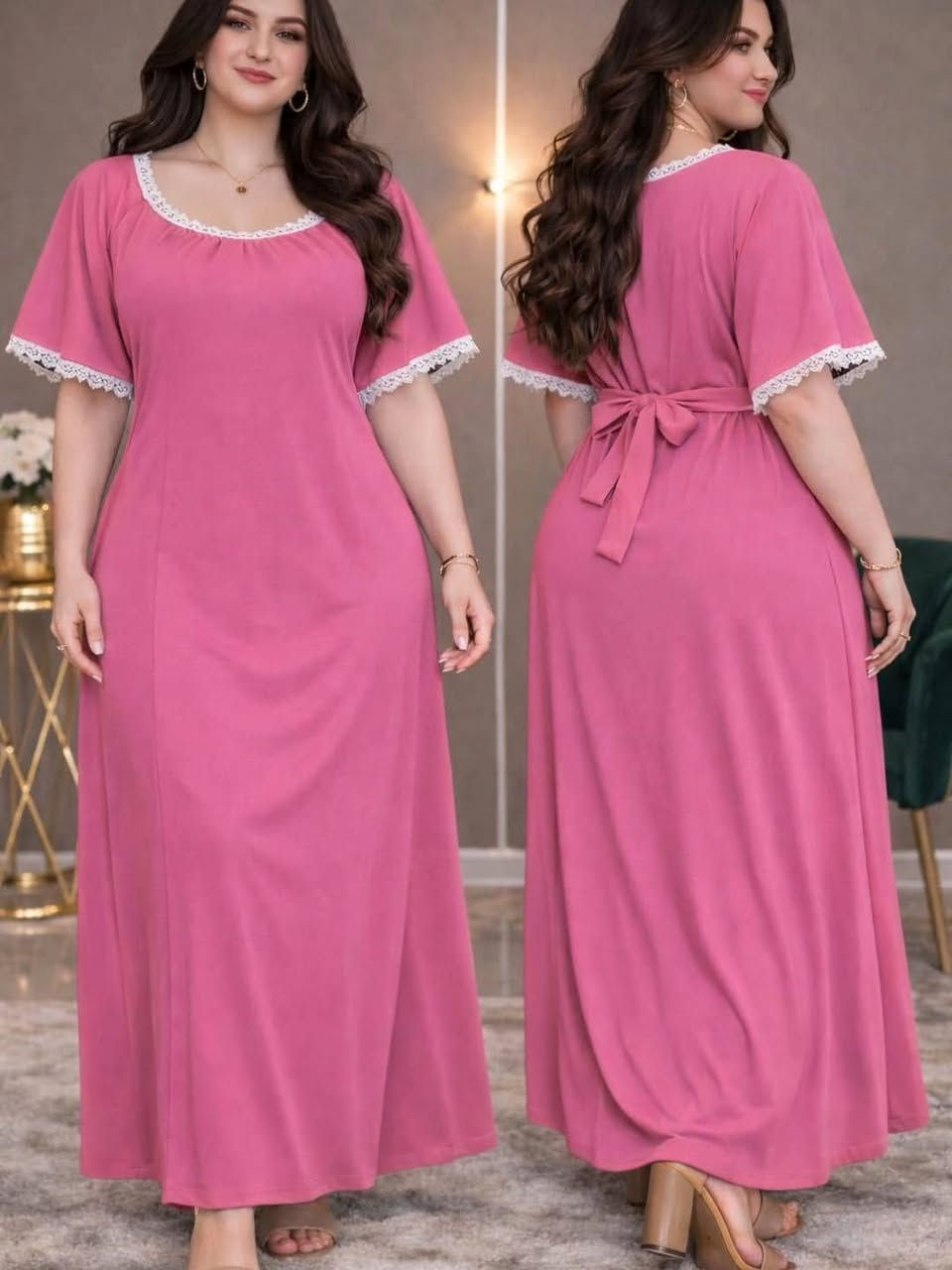 موديلات العيد وصلت 😍😍
 جمال  ولمسة وفخامة 🪞
القياسات من َL الى 4XL
نوع الخامه ايروبين  صيفي
#لتثبيت #الحجز #راسلنا #عل #واتساب ***********
