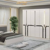 ٥ قطع نفرين • سرير ثابت • توصيل بغداد مجانا