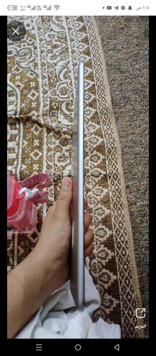 سلام عليكم أيباد 10.5 برو ذاكره 64 مكفول ما مفتوح برغي جديد استخدام 5 شهر فول ببجي 60 فريم سبب بيعه محتاج فلوس سعر 260 بي مجال عنوان بغداد رقم ***********
