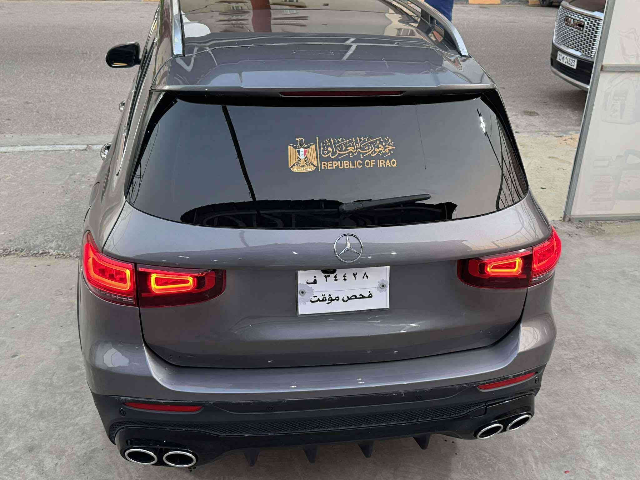 مرسيدس2023  GLB 250 فوووول مواصفات 
حادث :- جاملغ خلفي + باب الصندوك
بدون ايرباك 100/100 سليمة 
سيارة بدون لوحات

ماشيه 30الف فقط 

————————————————-
مواصفات 1/1 فول فول 
بصمه 
بانوراما 
صندوق شفت كهربائي 
تبريد مركزي 
كشن جلد 
كشن هيتر 
شاشه كبيره كاميرا 
مرايا اشاره كهربائي 
شاشه الاكتروني 
رادار امامي 
رادار خلفي 
حساسات خلفيه 
العنوان :- بغداد 
————————————
***********
