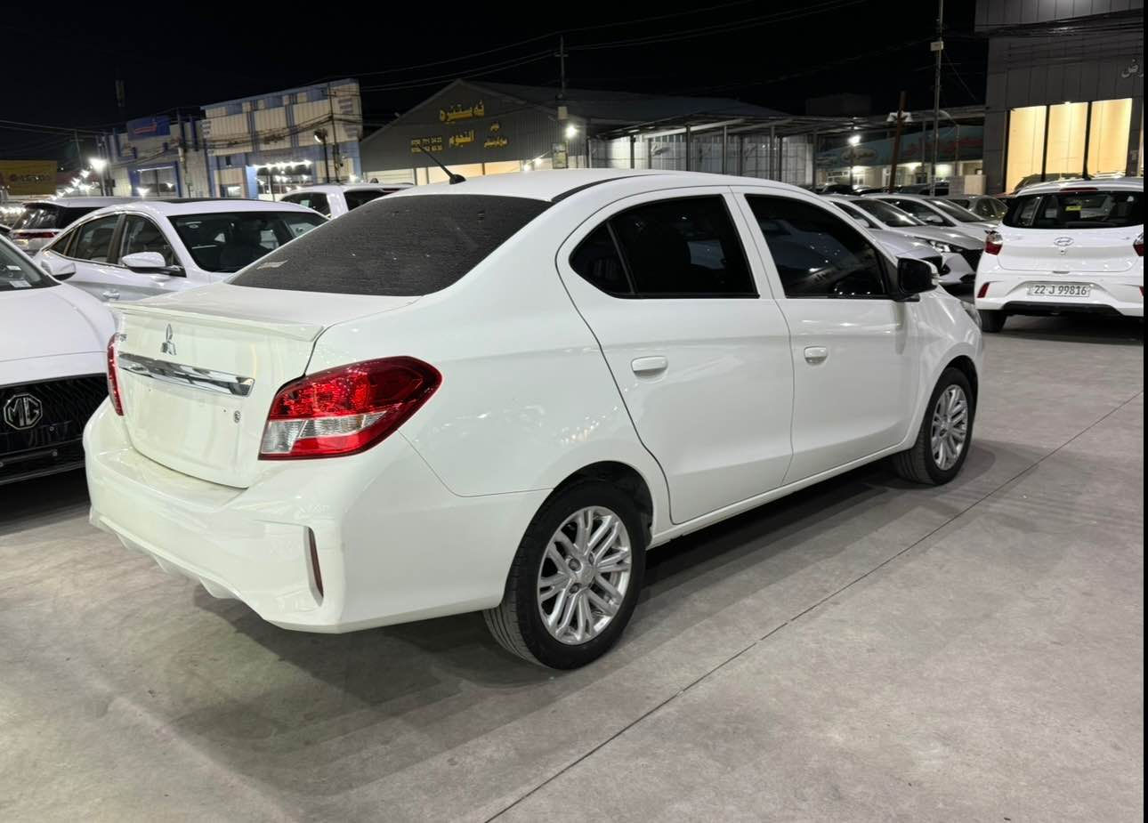 للبيع – ميتسوبيشي ميراج موديل 2022 
وارد خليجي
لوحات أربيل وباسمي شخصيًا

🔹 الموديل: 2022
🔹 الحالة: نظيفة وجاهزة للاستخدام
🔹 السعر: 105 ورقة

📞 للاستفسار: ***********
📍 العنوان: الدورة – شارع أبو طيارة بغداد, العراق
