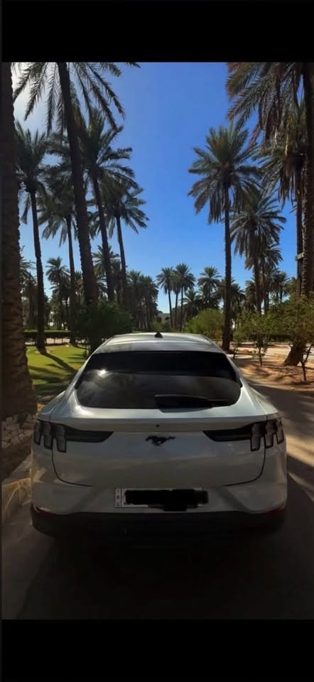 للبيع: فورد موستانج ماك-إي 2023 (Ford Mustang Mach-E)

* الموديل: 2023
* اللون الخارجي: أبيض
* كهربائية بالكامل (EV)
* نظام الدفع: خلفي (RWD)
* 
* عدد الأبواب: 5 أبواب
* عدد المقاعد: 5
* الممشى:46,000 كم
* شاشة وسطية كبيرة تعمل باللمس مع نظام SYNC 4A
* دعم Apple CarPlay وAndroid Auto
* كاميرا خلفية وحساسات
* مثبت سرعة
* دخول وتشغيل بدون مفتاح
* فرامل إلكترونية مع Auto Hold
* نظام استرجاع طاقة الكبح (Regenerative Braking)
* عدة أوضاع قيادة
* شحن AC وDC (الشحن السريع)
       تمشي بالشحنة 400 كيلو

مكان بغداد ***********
