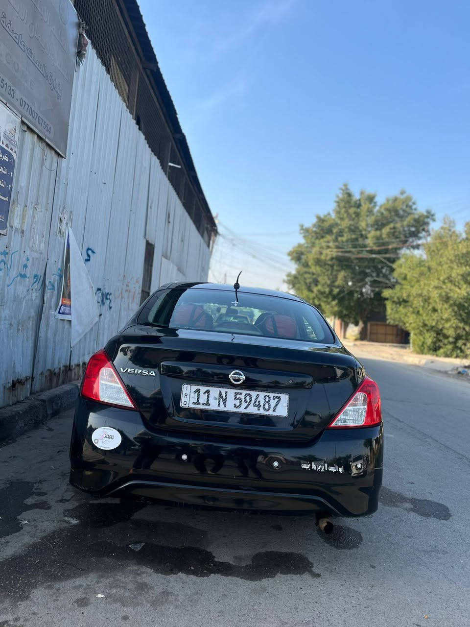 سلام عليكم نيسان فيرسا موديل2018وارد حادثه مرفق بلصور جاهزه مابيه اي نقص بسمي سعرها ٨٥ مكاني بغداد البنوك ‏‪***********‬‏ويوجد واتساب
