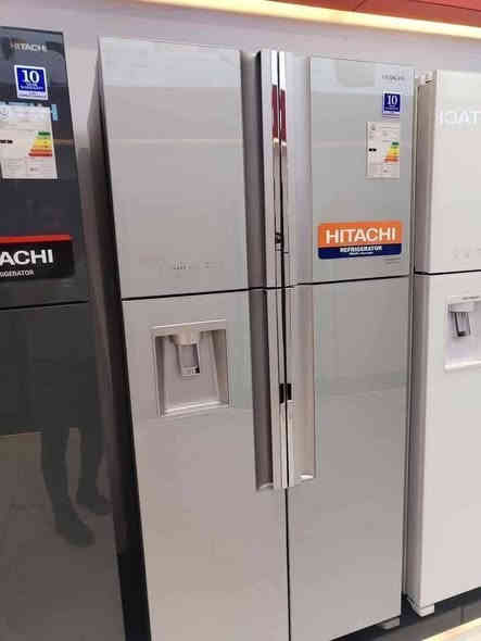 جملة+مفرد/رجع توفرت من جديد لكثرة الطلب❤️
ثلاجة هيتاشي اربع ابواب تايلندي ألمنشأ🇹🇭🇹🇭🇹🇭 
ضمان 10 سنوات صيانه مجانيه موقعي♥️❄️❄️❄️

 حجم كبير 
🎉حجم 25 قدم
4باب🎉
الارتفاع 181سم العرض 86سم العمق 70سم
الضمان 10 سنوات موقعي بداخل منزلك
بالوان مختلفه .....

فيلي ......
عسلي..
اسود...
جوزي..
ماروني...
ابيض....

ذات مواصفات عالمية
-------------
1-نضام التحكم بل عاكس
2-تبريد ثنائي المراوح
3-بدون موازن
4-التبريد الفعال عند درجة حرارة 60م
5-حافظ البرودة لمدة طويلة
6-المستشعر الحراري الاقتصادي
7-حجرة قابلة لاختيار الوضع
8-حجرة خظراوات كبيرة وذات رطوبة فائقة
9-لوحة تحكم بإضاءة LED
10-نانوتيتانيوم
11-رفوف من الزجاج المقوى
12-قالب ثلج قابل للدوران ومتحرك

للحجز والاستفسار *********** واتساب
للحجز والاستفسار *********** واتساب  

الموقع: بغداد كرادة خارج 

تتوفر خدمة التوصيل مجاني كافة مناطق بغداد ❤️
