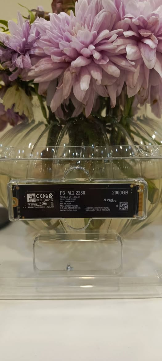 crucial p3 nvme m 2 ssd 2tb
السعر 200


**إذا كنت صاحب هذا الإعلان وتريد حذفه لأي سبب، رجاءا أرسل رسالة إلى الدعم الفني**