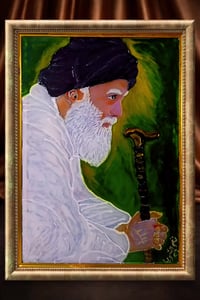 لوحة • الليث الأبيض • رسم بارز